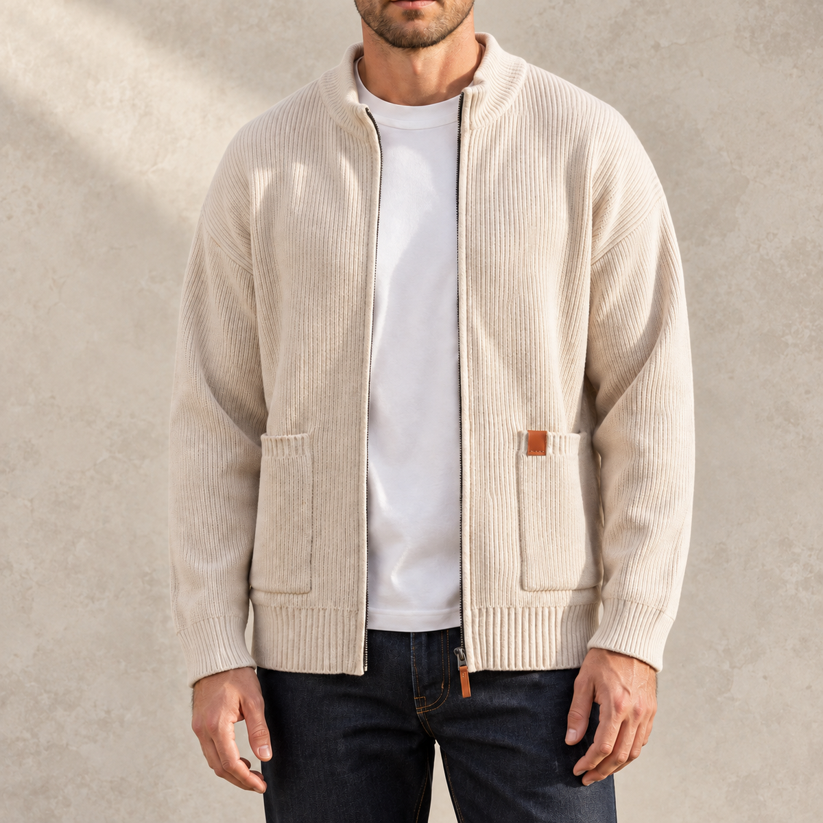 Bennett Ribbed Knit Jacket