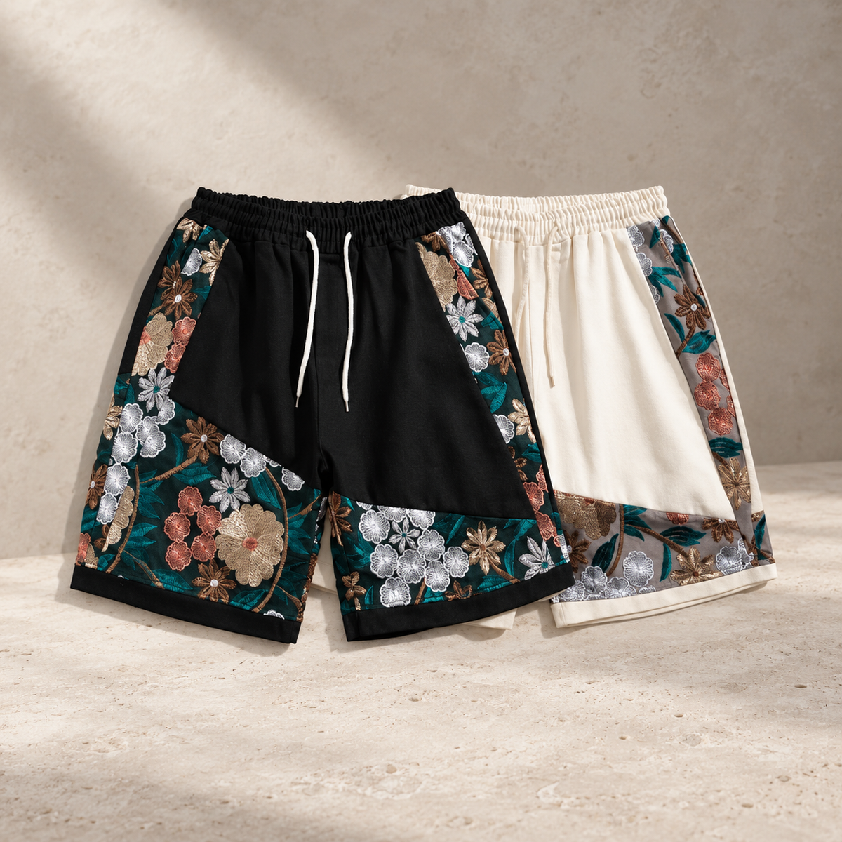 Maui Embroidered Shorts