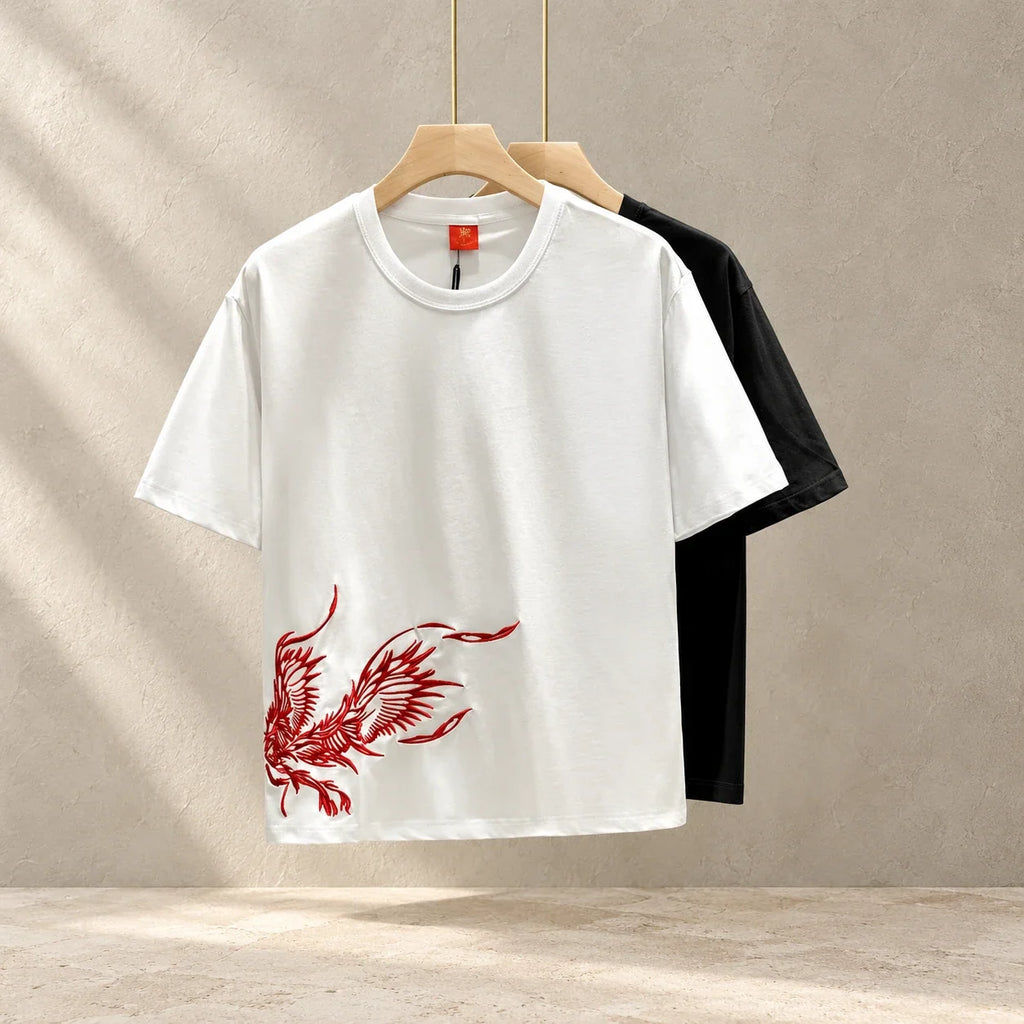 Phoenix Embroidered T-shirt