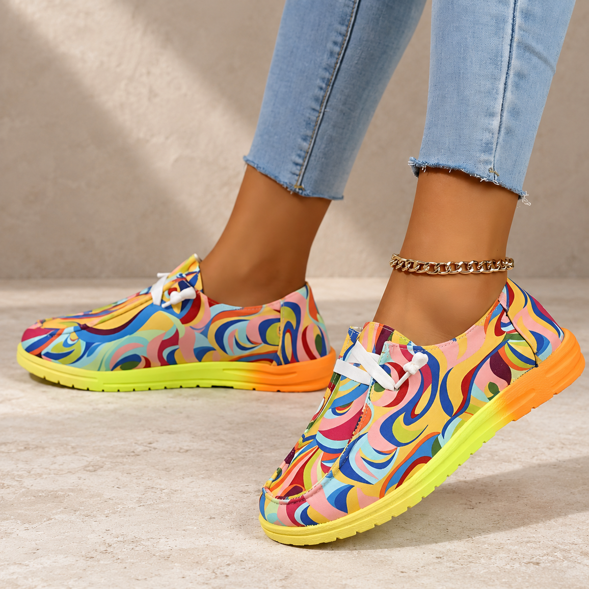 Leila Canvas Low-Top Sneaker