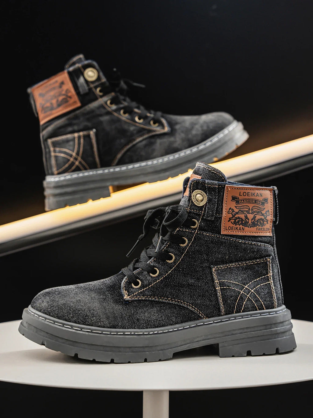 Grayson Denim Boot