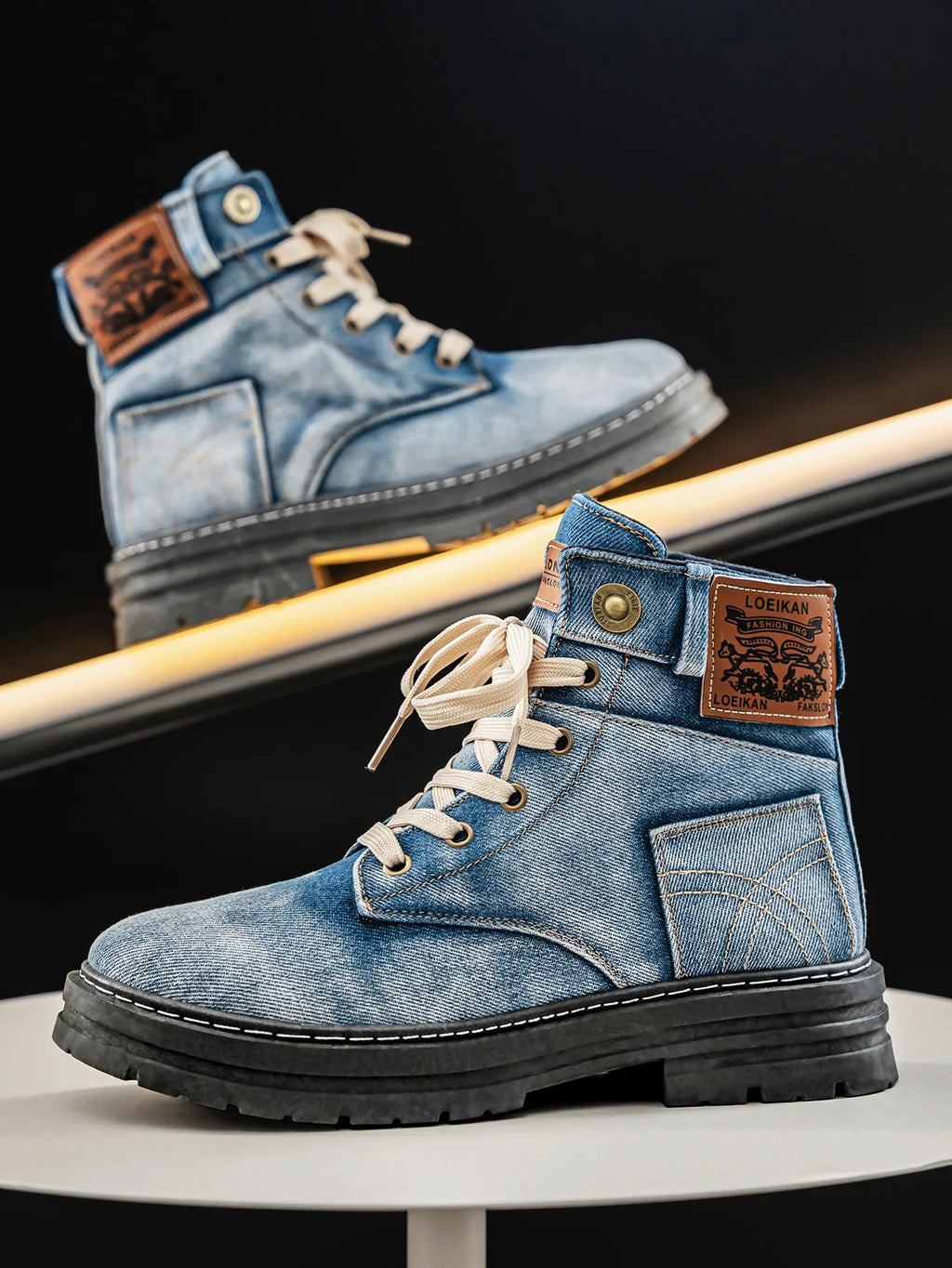 Grayson Denim Boot