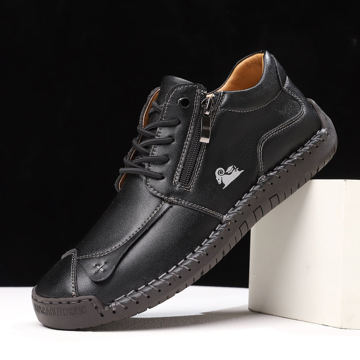Hawthorne Leather Zip Sneaker