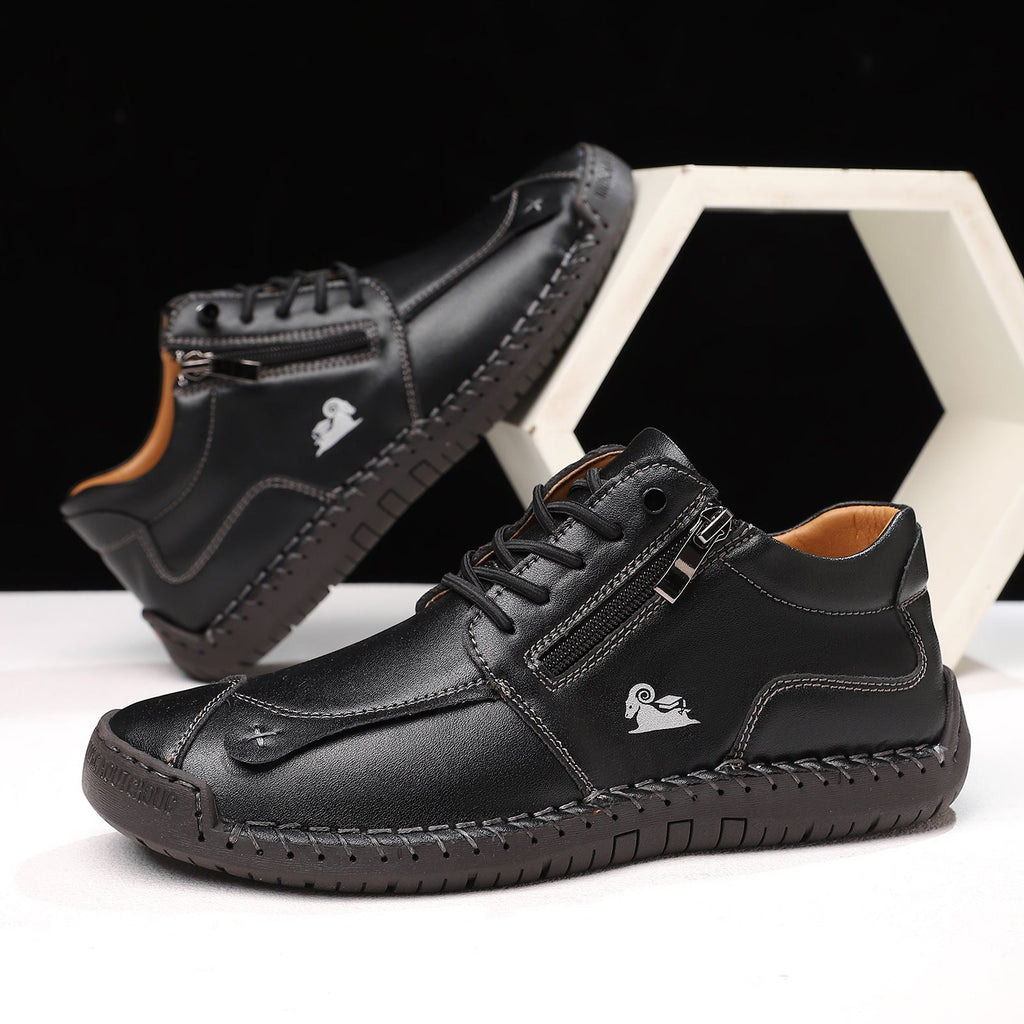 Hawthorne Leather Zip Sneaker