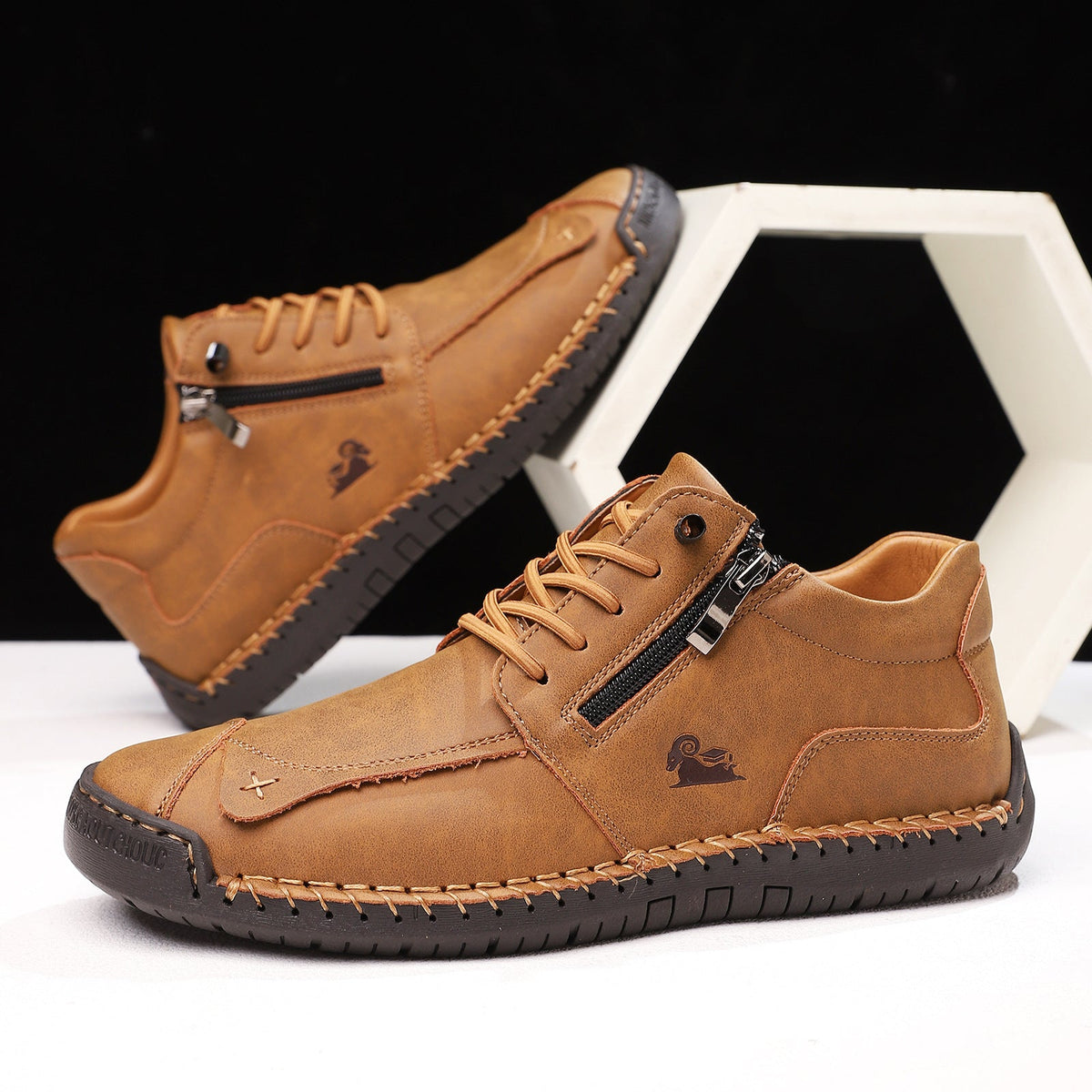 Hawthorne Leather Zip Sneaker