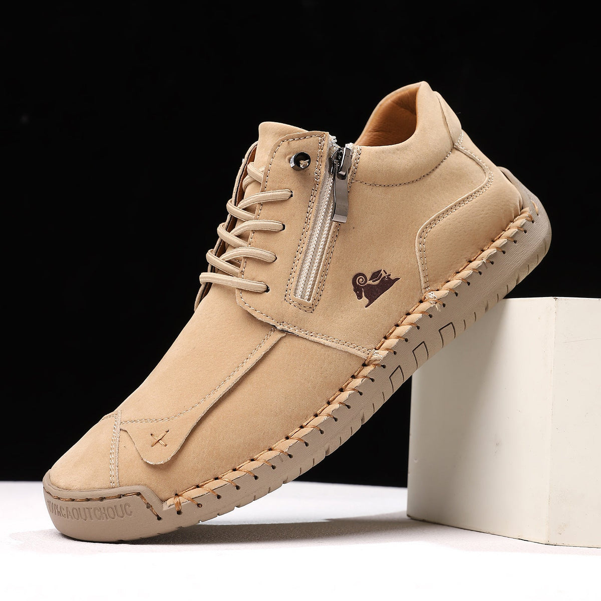 Hawthorne Leather Zip Sneaker