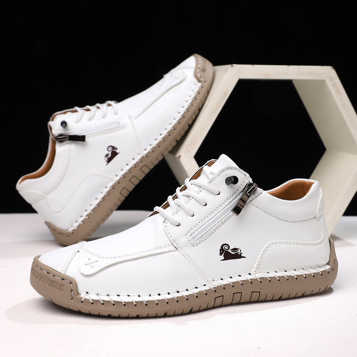 Hawthorne Leather Zip Sneaker